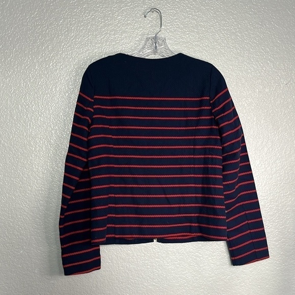 Tommy Hilfiger Women's Basket-Weave Striped Jacket Size XS - Picture 4 of 5